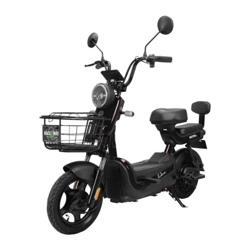 Elektroskúter RACCEWAY® KOBRA-SG-G60 240W 12Ah, čierny