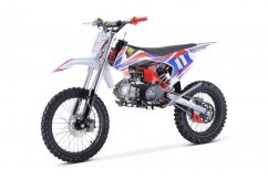 Pitbike Leramotors Shark 125ccm 4T 17/14 červeno-modrá