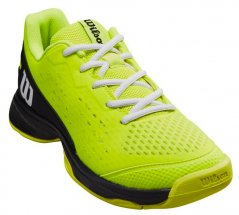 Juniorská tenisová obuv Wilson Rush Pro Jr L safety yellow / black / white