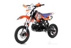 Pitbike Leramotors By Apollo Jaguar 125cc 14"/12" E-Start oranžová