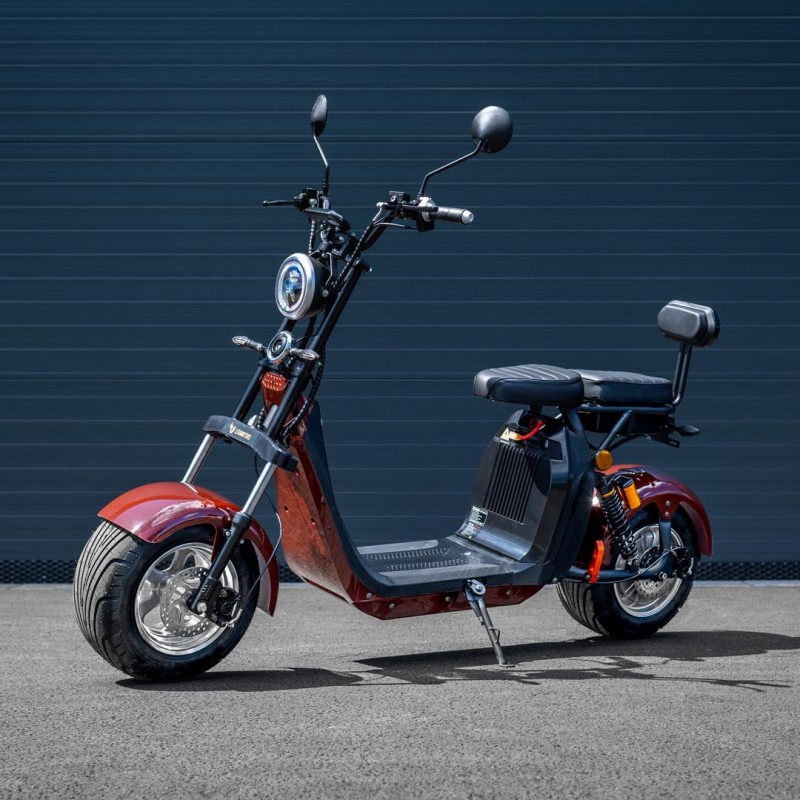 Elektrický skútr Lera Scooters C2 2000W hnědý