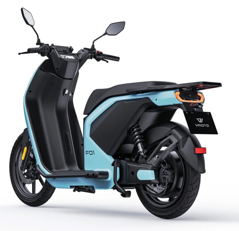 Motocykel Super Soco F01 svetlomodrý