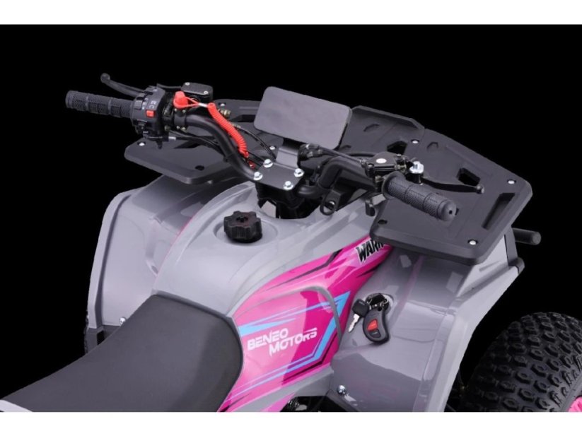 Benzínová štvorkolka pre deti Beneo Motors WARRIOR ružová - 125cm3