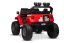 Elektrické autíčko Beneo Motors OFFRIDE 4x4² Dvoumístné 12V, červené, MP3 Přehrávač s USB/AUX vstupem, Pohon 4x4, Lithiová Baterie, EVA kola s odpružením, Dálkový ovladač, LED Světla