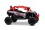 Elektrické autíčko Kawasaki TERYX KRX 1000 12V, červené, jednomiestne, odpružená zadná náprava, 2,4 Ghz diaľkové ovládanie, Lítiová batéria, 2 x 25W Motory, MP3 s USB/AUX,