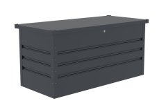 Záhradný box G21 Denver 400 L, antracitový plechový
