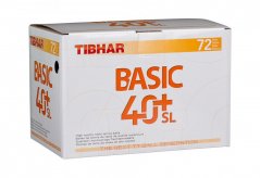 Míčky Tibhar Basic 40+ SL, x72