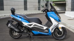 Elektrický skútr Sunway B-MAX 125cc 4T Barton Motors s kufry modro-bílá