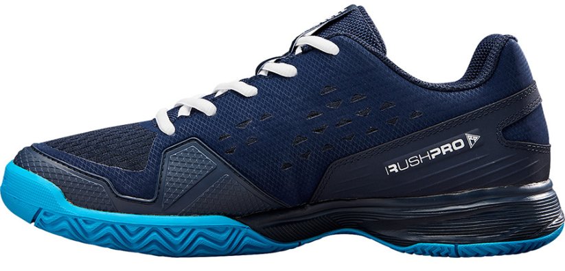 Wilson Rush Pro Jr L navy blazer / white / atomic blue