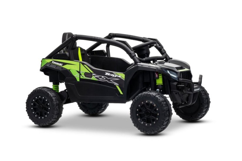 Elektrické autíčko Kawasaki TERYX KRX 1000 12V, čierne, jednomiestne, odpružená zadná náprava, 2,4 Ghz diaľkové ovládanie, Lítiová batéria, 2 x 25W Motory, MP3 s USB/AUX