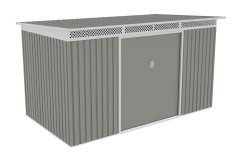 Záhradný domček G21 GRAH 700 - 340 x 206 cm, metalický šedý