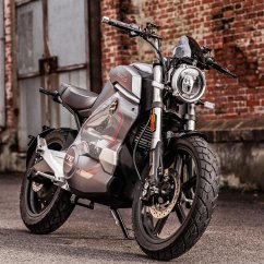 Elektrický motocykl Super Soco TC Wanderer single battery šedý