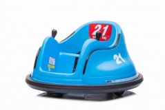 Beneo Detské elektrické vozidlo RIRIDRIVE 12V vhodné na vnútorné aj vonkajšie použitie 2,4 Ghz diaľkové ovládanie LED osvetlenie ovláadanie Joystickom 2 X 15W motor modrá