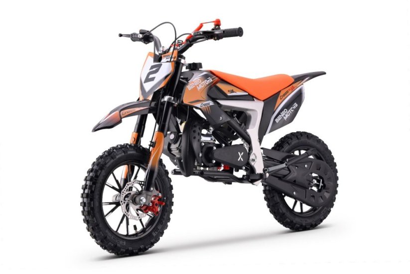 Benzínová motorka pre deti Beneo Motors CROSS SX oranžová - 50cm3