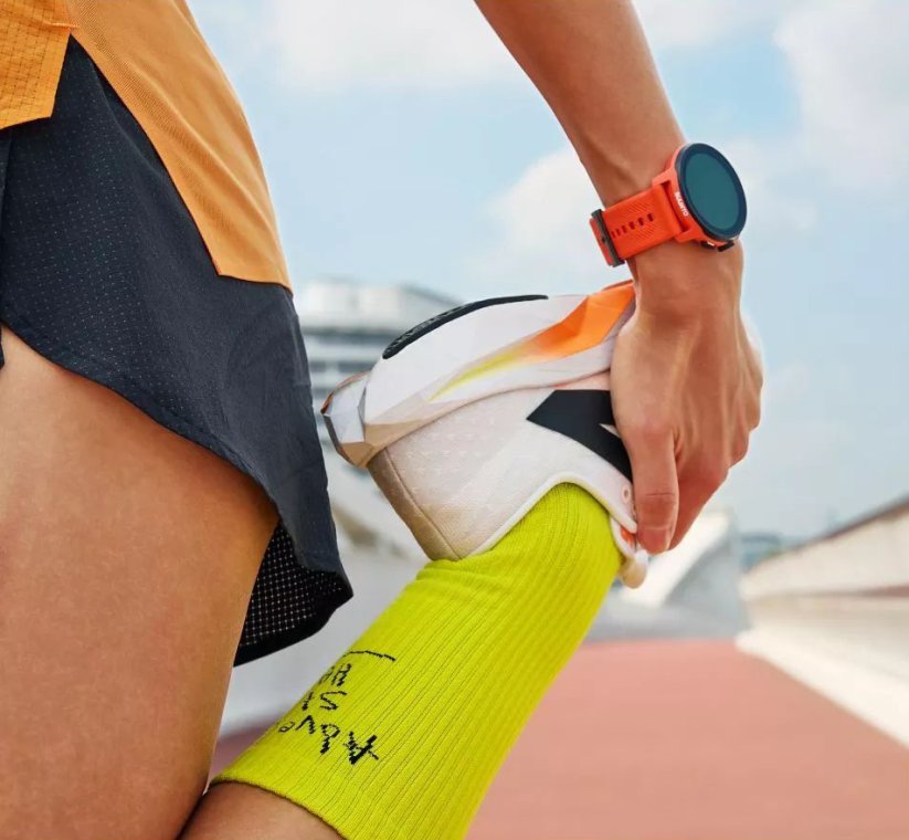 Suunto Run Coral Orange Silicone Strap