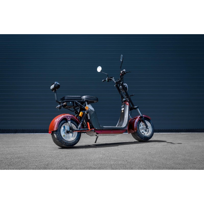 Elektrický skútr Lera Scooters C2 2000W hnědý