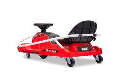 Beneo Motors driftovacia Motokára 24V, červená, 300W Bezkartáčový Motor, Lítiová batéria, Drift režim s rýchlosťou 14 Km/h, Masívna železná konštrukcia, Bezpečnostný pás, Športové sedadlo, Multifunkčný volant