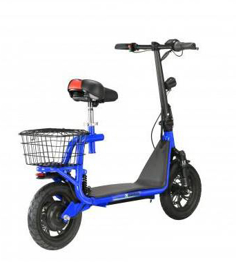 Elektrokoloběžka X-scooters XS01 36V Li - 500W - odpružený model modrá