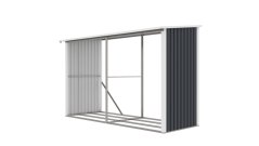 Prístrešok na drevo G21 WOH 682 - 302 x 119 cm, antracitový