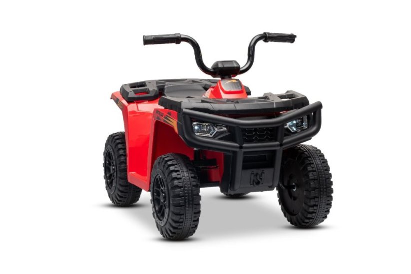 Elektrická čtyřkolka Beneo Arctic Cat 12V se zadním pohonem, červená, LED světla, lithiová baterie, 2 x 25W motor, originální licence