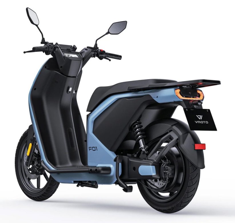 Motocykel Super Soco F01 modrý