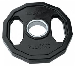 Kotouč olympijský pogumovaný 2,5 kg hranatý Tunturi pár