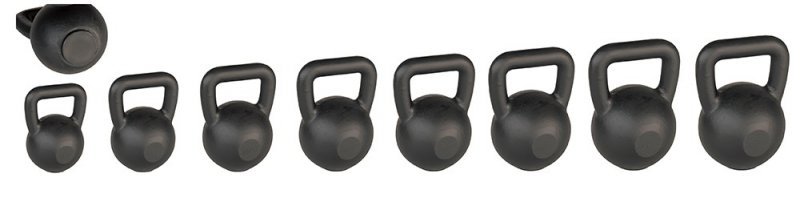 Kettlebell litinový Tunturi 4 kg