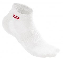 Pánske ponožky Wilson M Quarter sock 3PR/PK white