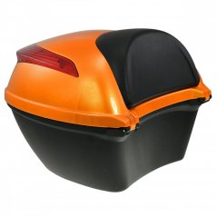 Zadní kufr k elektroskútru RACCEWAY® E-BABETA®, oranžový-matný