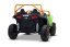 Elektrická buggy Arctic CAT XXL 4x4 24V, zelená, dvoumístná, Měkká EVA kola, Výkonné motory, Lithiová baterie, MP3 přehrávač s Bluetooth, Odpružená zadní náprava, Koženková sedadla, Originální licence