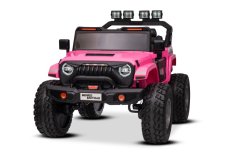 Elektrické autíčko Beneo Motors OFFRIDE 4x4² Dvojmiestne 12V, ružové, MP3 Prehrávač s USB/AUX vstupom, Pohon 4x4, Lítiová Batéria, EVA kolesá s odpružením, Diaľkový ovládač, LED Svetlá
