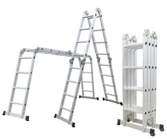 Hliníkové štafle G21 GA-SZ-4x4-4,6M multifunkčné