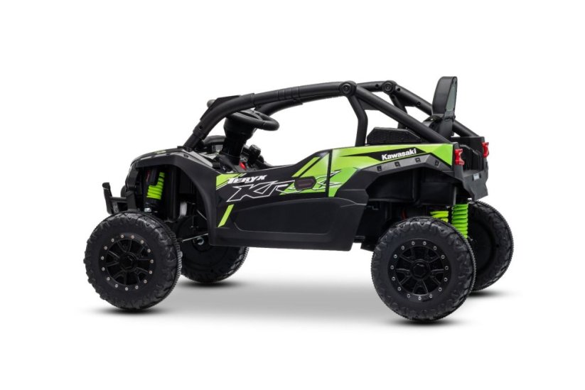 Elektrické autíčko Kawasaki TERYX KRX 1000 12V, čierne, jednomiestne, odpružená zadná náprava, 2,4 Ghz diaľkové ovládanie, Lítiová batéria, 2 x 25W Motory, MP3 s USB/AUX