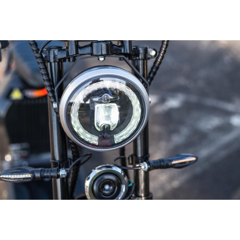 Elektrický skútr Lera Scooters C2 2000W hnědý
