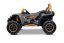 Elektrická buggy Arctic CAT XXL 4x4 24V, šedá, dvoumístná, měkká EVA kola, výkonné motory, lithiová baterie, MP3 přehrávač s Bluetooth, odpružená zadní náprava, koženková sedadla, originální licence
