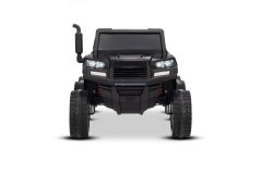 Beneo Farmárske elektrické autíčko RIDER 6X6 24V s pohonom štyroch kolies 4X 200W, Dvojmiestne, čierne, Lítiová batéria, EVA kolesá, Koženkové dvojsedadlo, Odpružené nápravy, 2,4 GHz Diaľkový ovládač, MP3 s USB