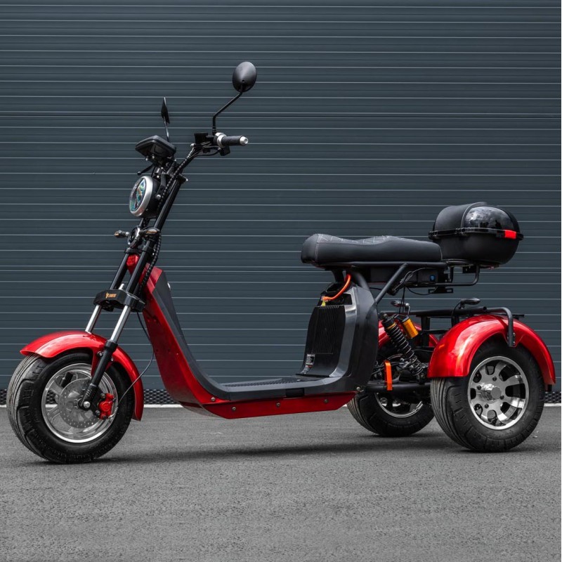 Elektrická trojkolka Leramotors Scooters C5 2000W červená